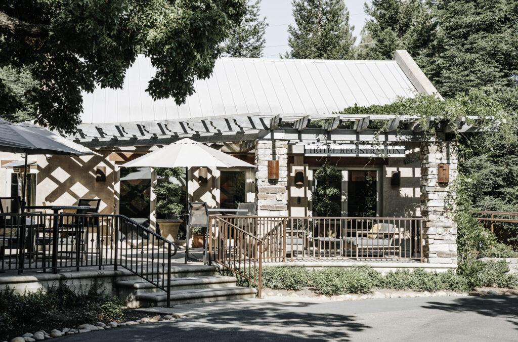 The front desk of Wine and Roses